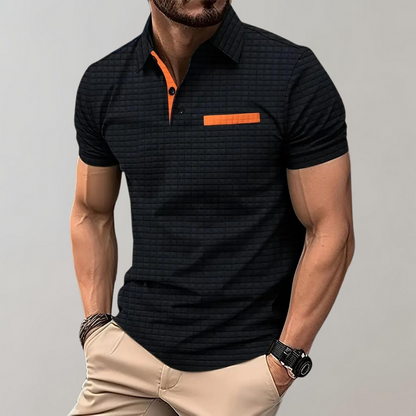 Polohemd - Herren Polohemd mit Kragen und kurzen Ärmeln-HauteBerlin