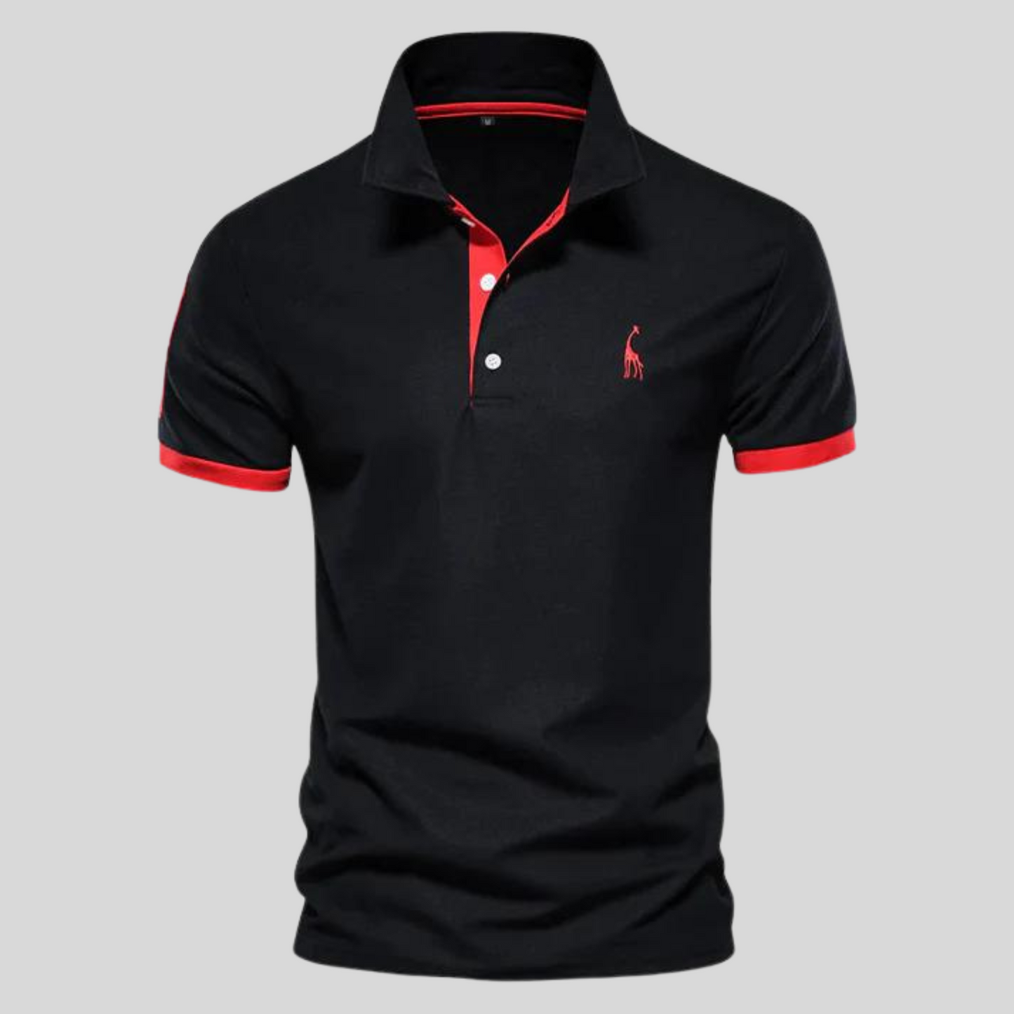 Polohemd | Kurzarm | Halber Knopf | Polo T-Shirt | Herrenhemd-HauteBerlin