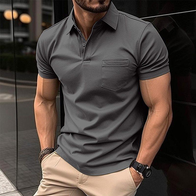 Polohemd | Mit Kragen | Kurzarm | Polo-T-Shirt | Herrenbekleidung-HauteBerlin