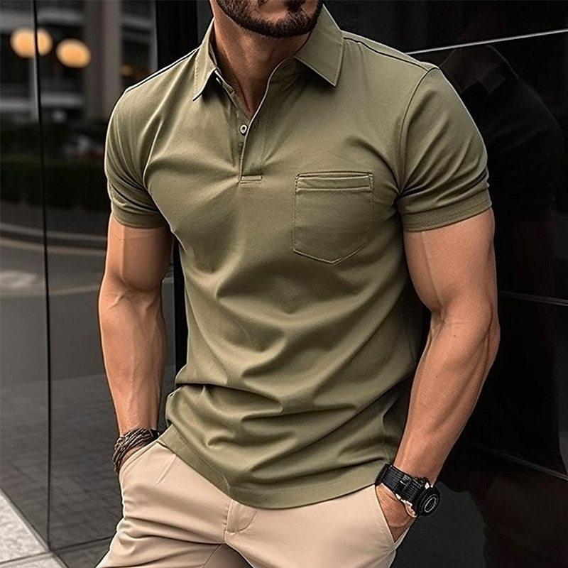 Polohemd | Mit Kragen | Kurzarm | Polo-T-Shirt | Herrenbekleidung-HauteBerlin