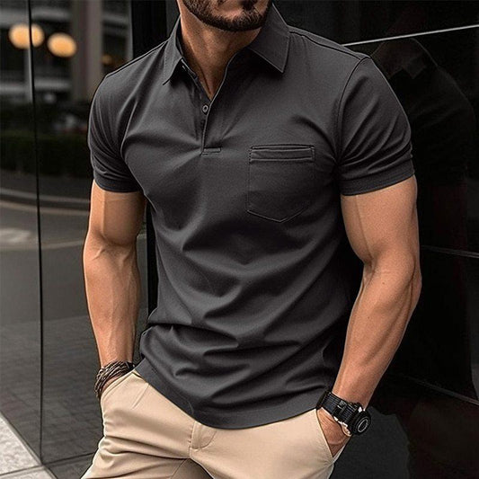 Polohemd | Mit Kragen | Kurzarm | Polo-T-Shirt | Herrenbekleidung-HauteBerlin