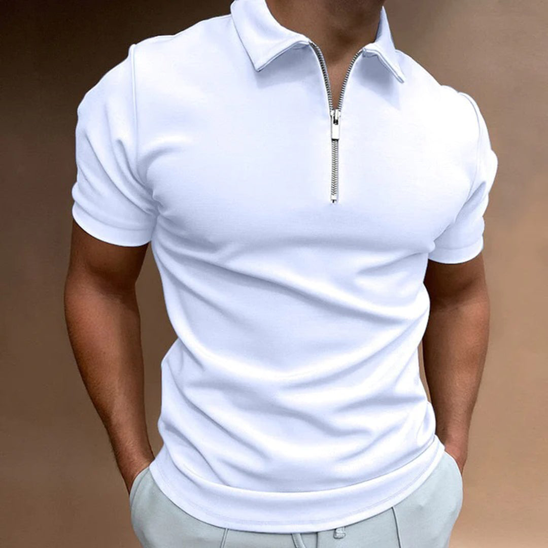 Polohemd | Quarter Zip | Collared | Polo T-Shirt | Herren T-Shirt-HauteBerlin
