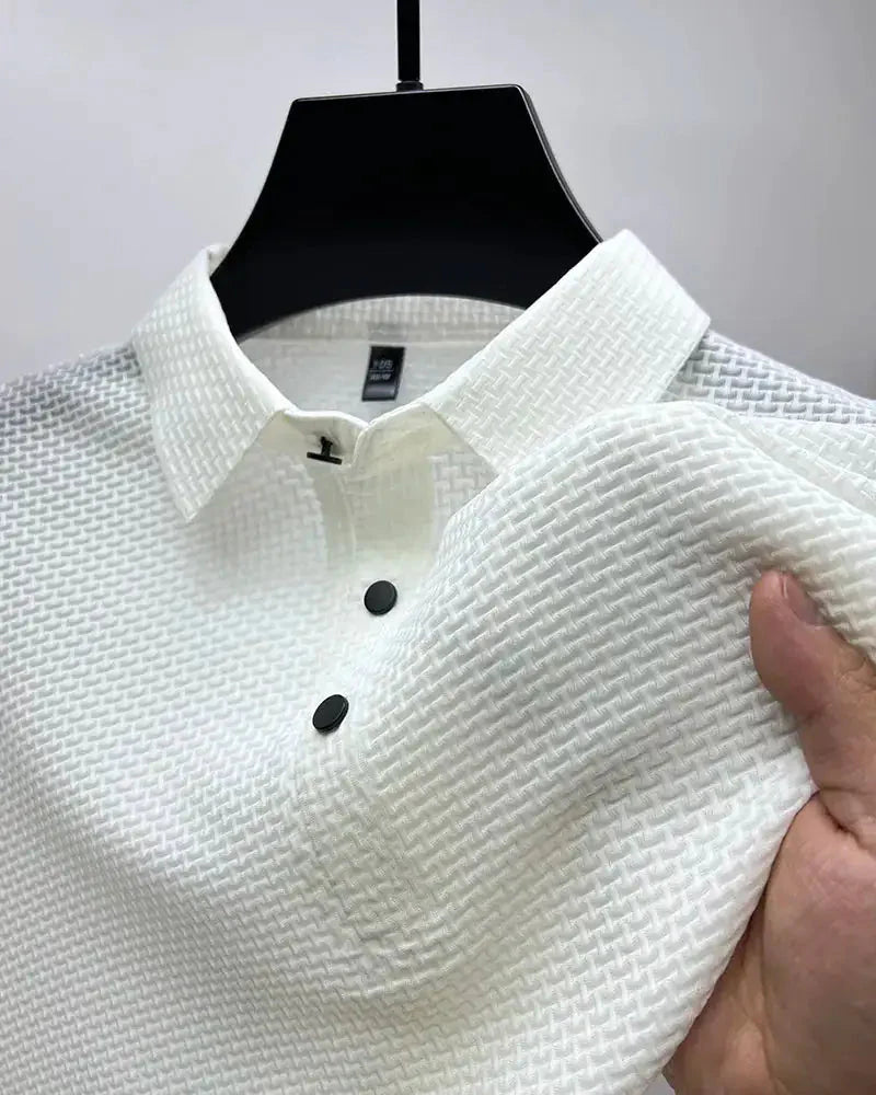 Polohemd – atmungsaktives Kurzarm-Polohemd mit Knöpfen für Herren-HauteBerlin
