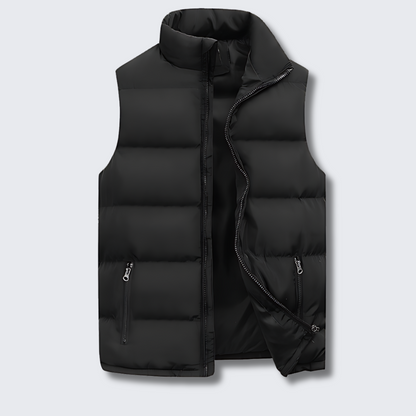 Puffer Vest – Ärmellose Weste mit Reißverschluss für Männer-HauteBerlin