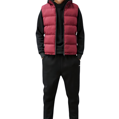 Puffer Vest – Ärmellose Weste mit Reißverschluss für Männer-HauteBerlin
