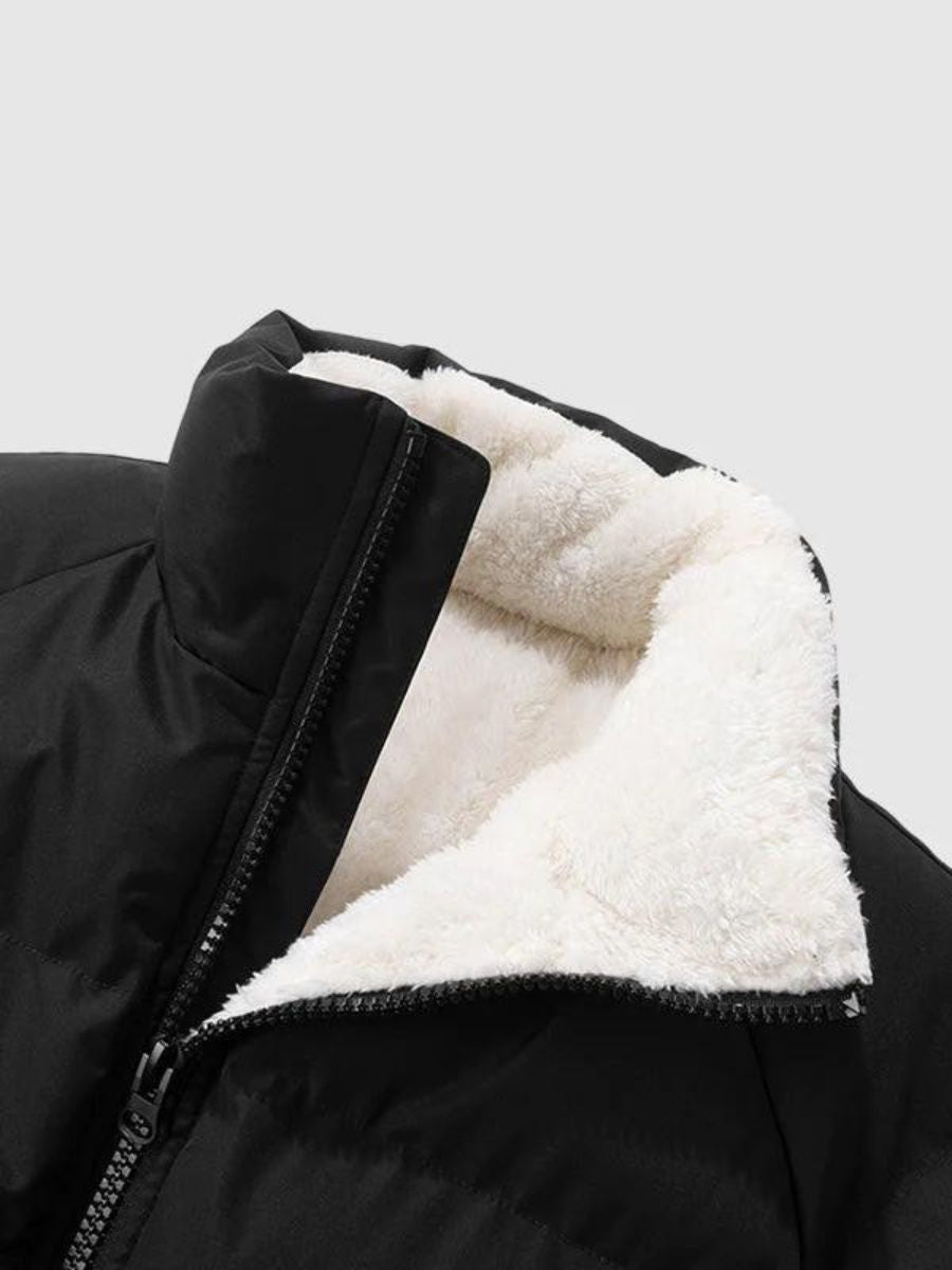Pufferjacke | Fleece gefüttert | warm | wattierte Jacke | Herren Winterjacke-HauteBerlin