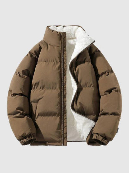 Pufferjacke | Fleece gefüttert | warm | wattierte Jacke | Herren Winterjacke-HauteBerlin