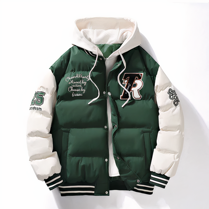 Pufferjacke - Kapuze - Zip-Up - Bomberjacke - Winterjacke für Männer-HauteBerlin