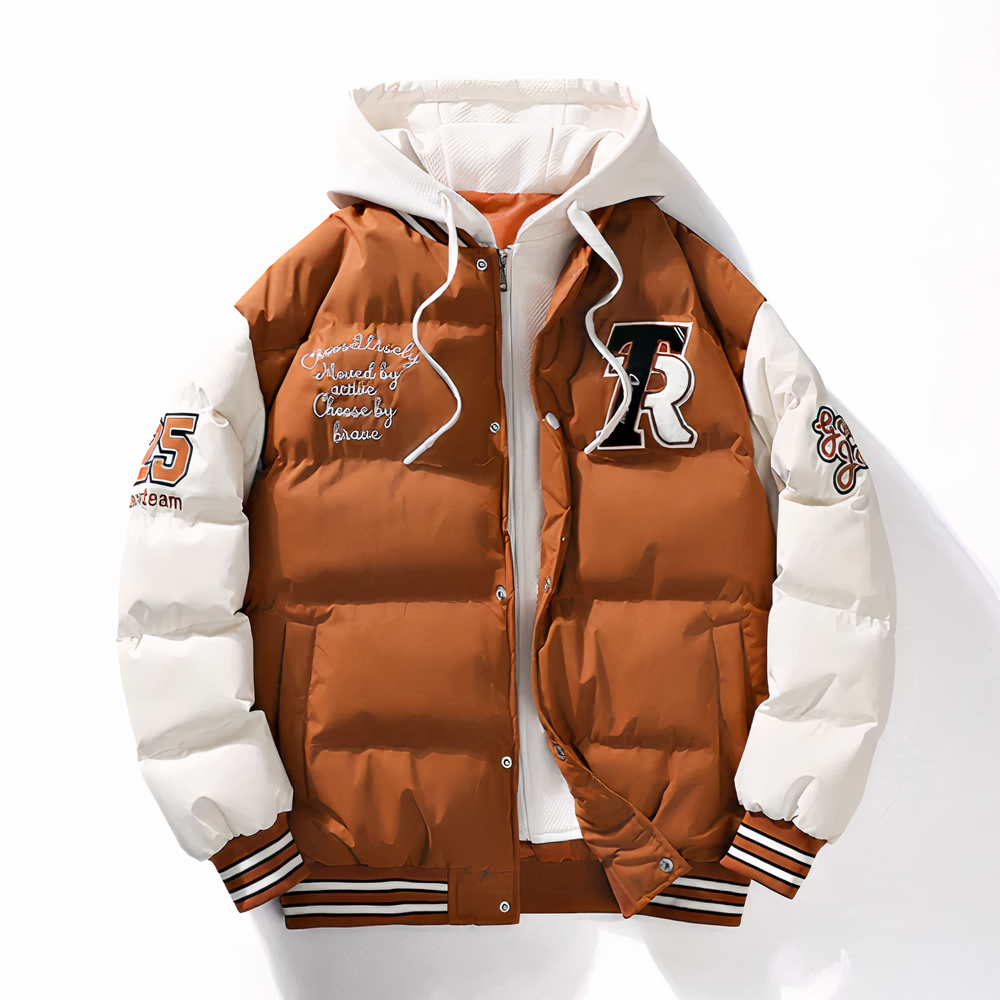 Pufferjacke - Kapuze - Zip-Up - Bomberjacke - Winterjacke für Männer-HauteBerlin