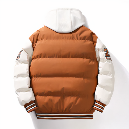 Pufferjacke - Kapuze - Zip-Up - Bomberjacke - Winterjacke für Männer-HauteBerlin