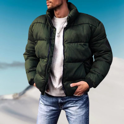 Pufferjacke – Warm – Mit Reißverschluss – Winterjacke für Herren-HauteBerlin