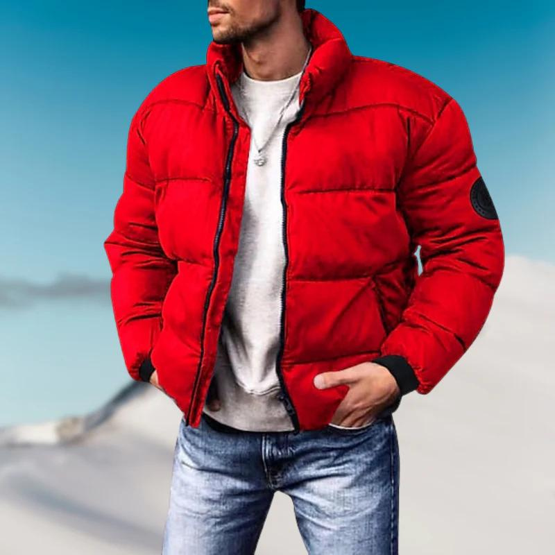 Pufferjacke – Warm – Mit Reißverschluss – Winterjacke für Herren-HauteBerlin
