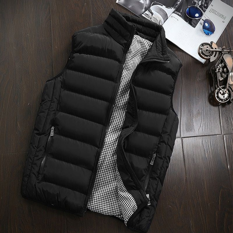 Pufferweste - Herren Zip-Up Winter Bodywarmer Winter Gilet-HauteBerlin