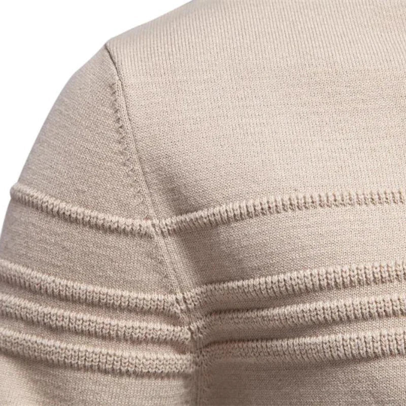 Pullover – Rundhalsausschnitt – Normale Passform – Strickpullover – Herrenpullover-HauteBerlin