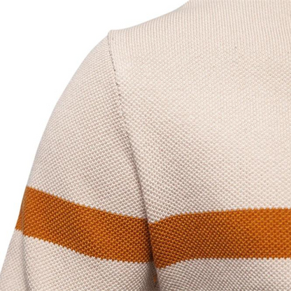 Pullover mit halbem Reißverschluss | Gestrickt | Pullover | Pullover mit Viertelreißverschluss | Herrenpullover-HauteBerlin