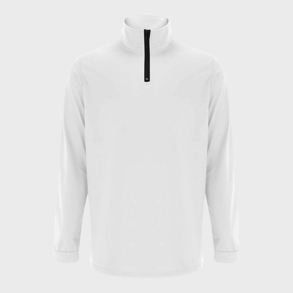 Pullover mit halbem Reißverschluss | Langarmshirt | Pullover | Sweatshirt | Herrenbekleidung-HauteBerlin