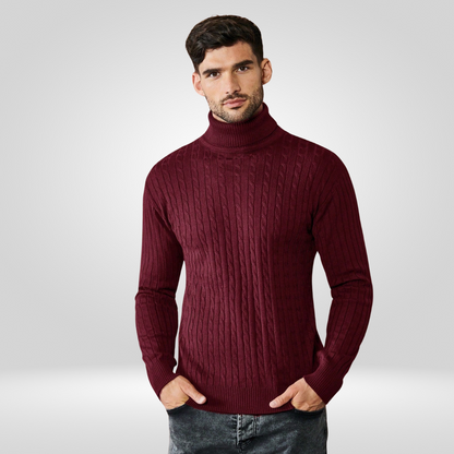 Rollkragenpullover - Herren Strickpullover mit Rollkragen-HauteBerlin