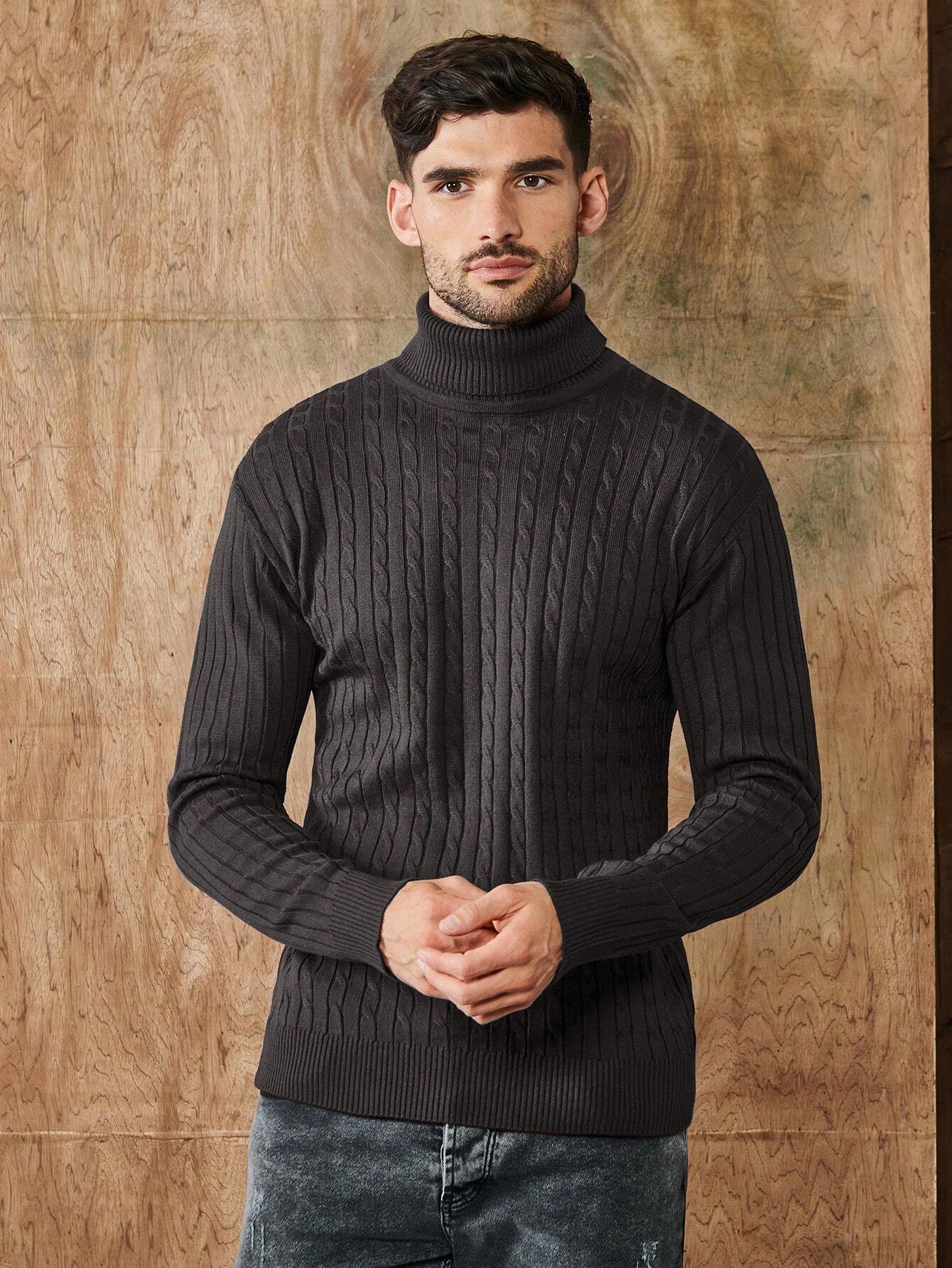 Rollkragenpullover - Herren Strickpullover mit Rollkragen-HauteBerlin