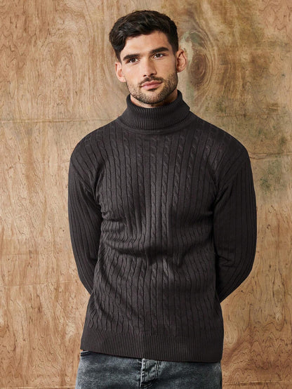 Rollkragenpullover - Herren Strickpullover mit Rollkragen-HauteBerlin