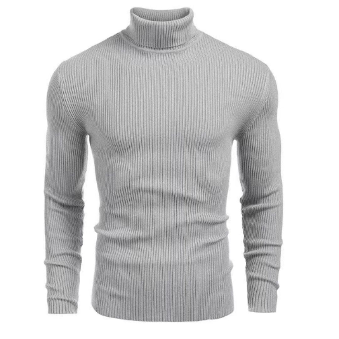 Rollkragenpullover – Slim Fit Strickpullover mit Rollkragen für Herren-HauteBerlin