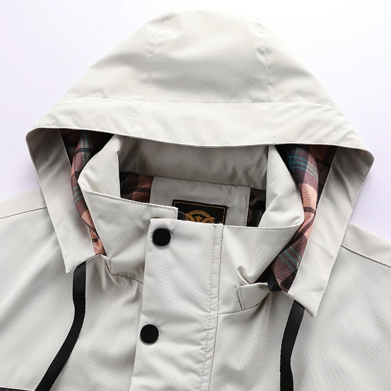 Schneefeste Jacke | Wasserdicht | Mit Kapuze | Einsatzjacke | Winterjacke für Herren-HauteBerlin