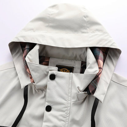 Schneefeste Jacke | Wasserdicht | Mit Kapuze | Einsatzjacke | Winterjacke für Herren-HauteBerlin