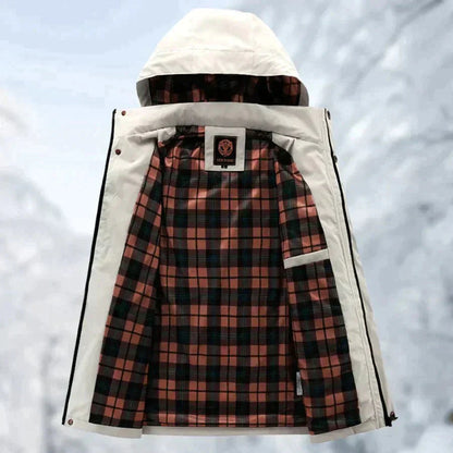 Schneefeste Jacke | Wasserdicht | Mit Kapuze | Einsatzjacke | Winterjacke für Herren-HauteBerlin