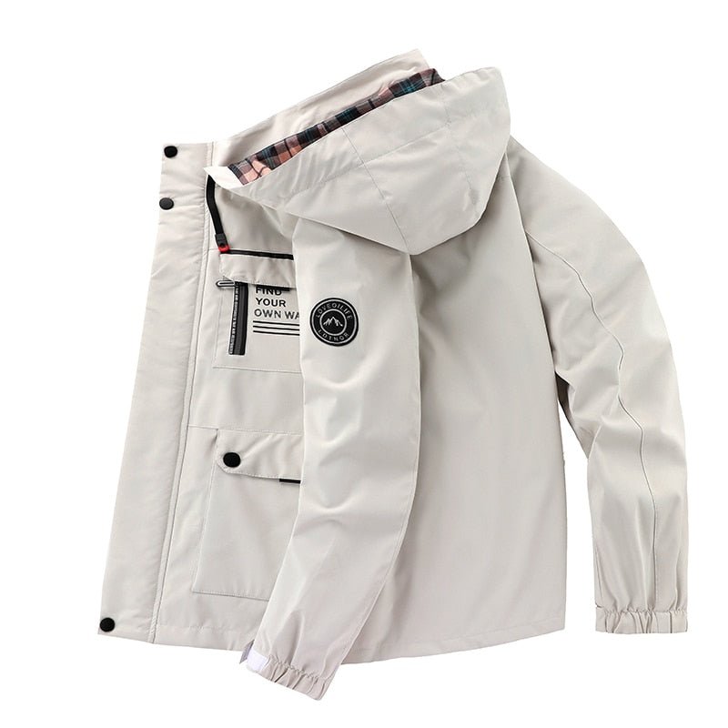 Schneefeste Jacke | Wasserdicht | Mit Kapuze | Einsatzjacke | Winterjacke für Herren-HauteBerlin