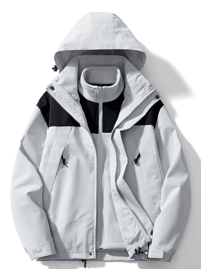 Schneejacke - Winddichte Ski-Winterjacke mit Kapuze für Frauen-HauteBerlin