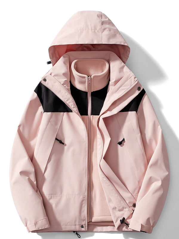 Schneejacke - Winddichte Ski-Winterjacke mit Kapuze für Frauen-HauteBerlin