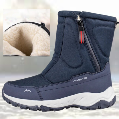 Schneestiefel – Mit Fell gefüttert – Rutschfest – Winterstiefel – Herrenstiefel-HauteBerlin