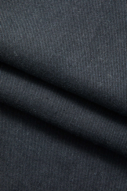 Schwarze Jeans – Hohe Taille – Nietenverzierung – Weite Hosenbeine – Weite Damenjeans-HauteBerlin