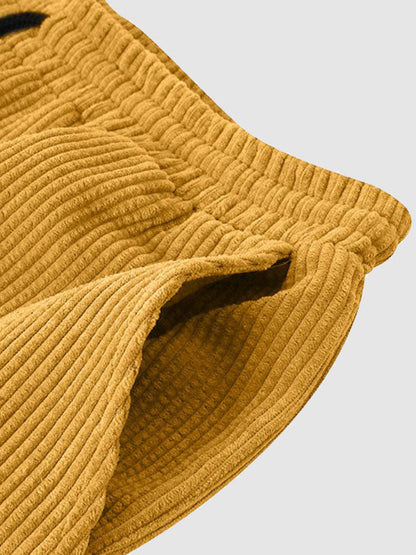 Set aus Hemd und Shorts | Cord | Kurzarm | Zweiteiler | Herren-Set aus Cord-HauteBerlin
