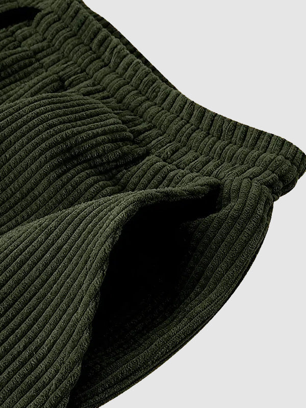 Set aus Hemd und Shorts | Cord | Kurzarm | Zweiteiler | Herren-Set aus Cord-HauteBerlin