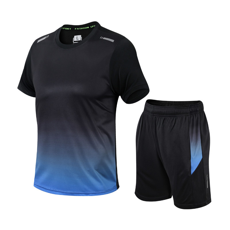 Shorts und T-Shirt Set - Schnell trocknend - Workout - Activewear Set - Sportbekleidung für Männer-HauteBerlin