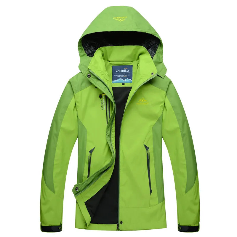 Skijacke – mit Kapuze – Reißverschlusstaschen – Windjacke – Winterjacke für Frauen-HauteBerlin
