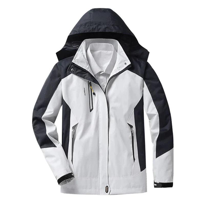 Skijacke – mit Kapuze – Reißverschlusstaschen – Windjacke – Winterjacke für Frauen-HauteBerlin