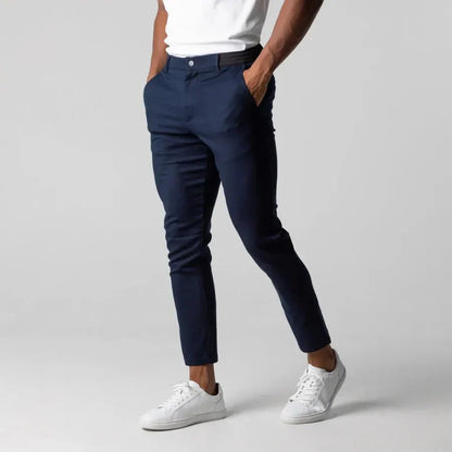 Skinny Chinos - Herren Stretch Slim Fit Chino Hosen-HauteBerlin