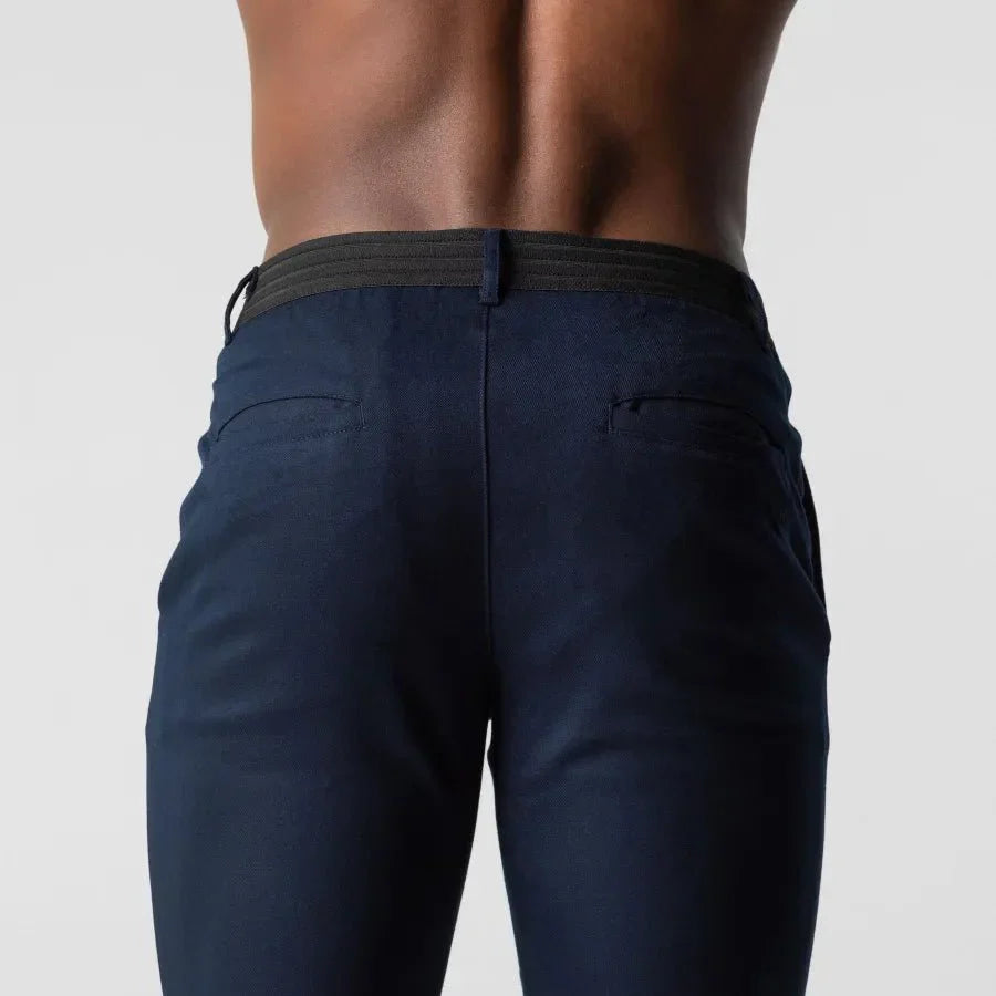Skinny Chinos - Herren Stretch Slim Fit Chino Hosen-HauteBerlin