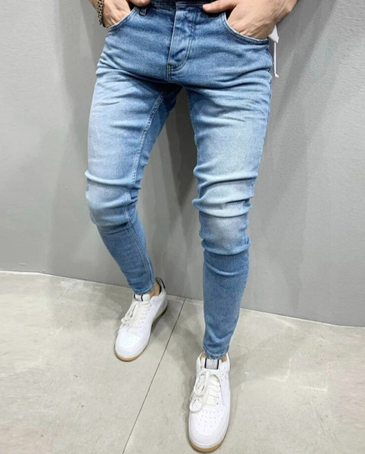 Skinny-Jeans – Bequem – schmale Passform – Stretch-Jeans – Herrenjeans-HauteBerlin