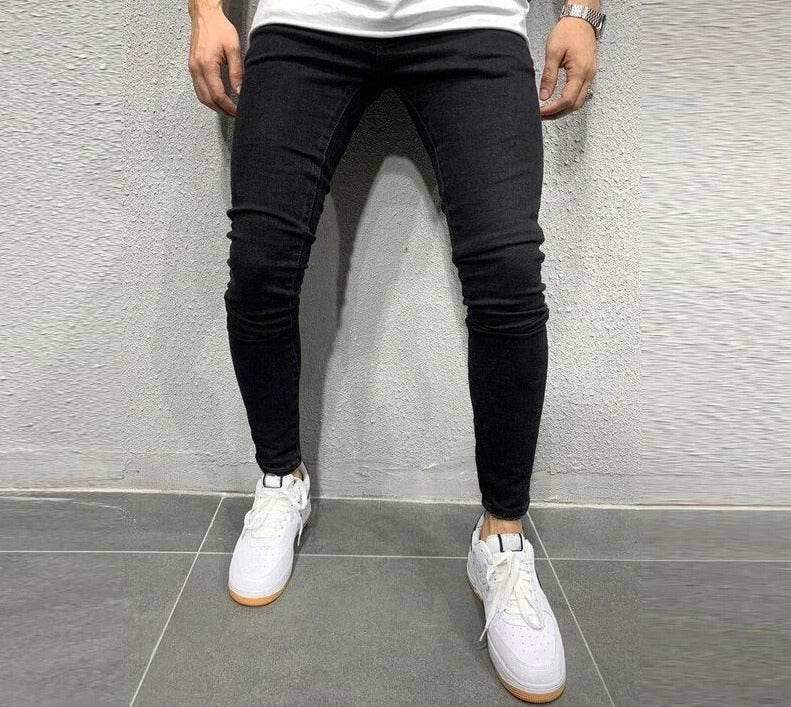 Skinny-Jeans – Bequem – schmale Passform – Stretch-Jeans – Herrenjeans-HauteBerlin