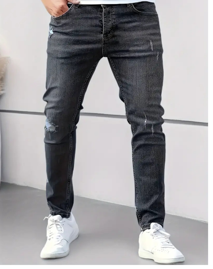 Slim-Fit-Jeans | Stretch | Rissig | Skinny-Jeans | Herrenjeans-HauteBerlin