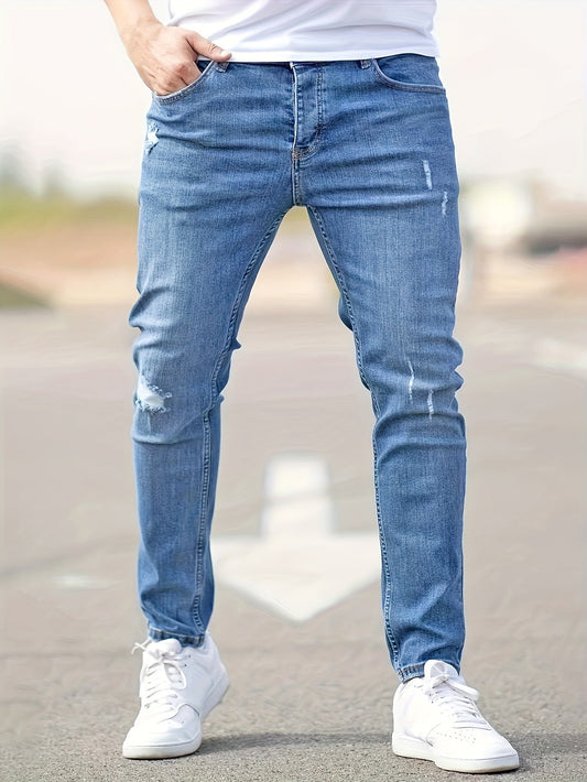 Slim-Fit-Jeans | Stretch | Rissig | Skinny-Jeans | Herrenjeans-HauteBerlin