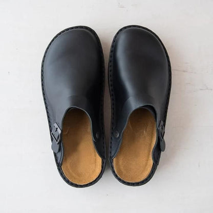Slipper - Leder - Orthopädische Schuhe - Pantoletten - Herrenschuhe-HauteBerlin