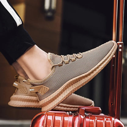 Sneakers zum Hineinschlüpfen – Mesh – orthopädisch – Herrenschuhe – Sportschuhe-HauteBerlin