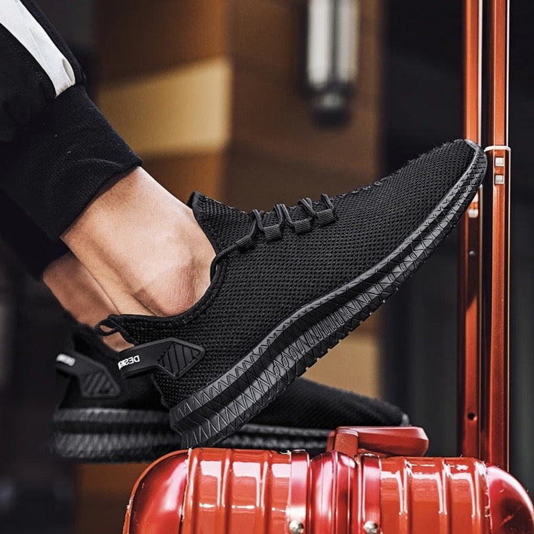 Sneakers zum Hineinschlüpfen – Mesh – orthopädisch – Herrenschuhe – Sportschuhe-HauteBerlin