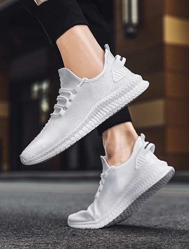 Sneakers zum Hineinschlüpfen – Mesh – orthopädisch – Herrenschuhe – Sportschuhe-HauteBerlin