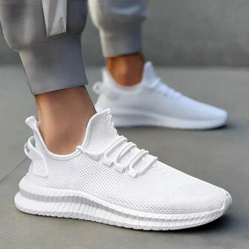 Sneakers zum Hineinschlüpfen – Mesh – orthopädisch – Herrenschuhe – Sportschuhe-HauteBerlin