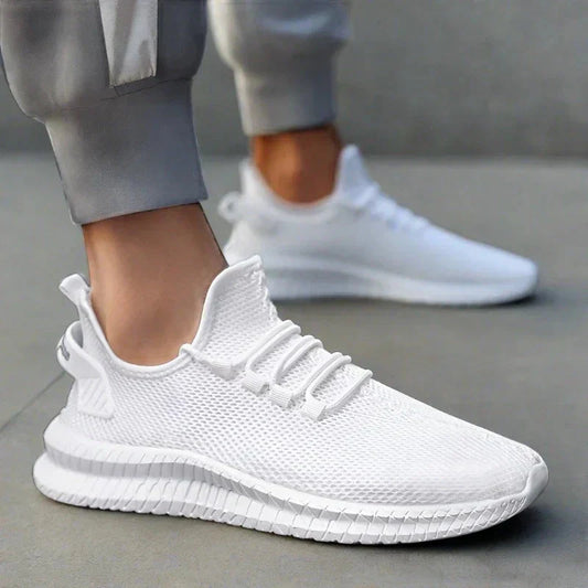 Sneakers zum Hineinschlüpfen – Mesh – orthopädisch – Herrenschuhe – Sportschuhe-HauteBerlin