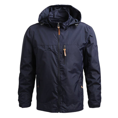 Softshell Jacke - Herren Kapuzenjacke Wasserdicht Outdoor Winddicht Jacke-HauteBerlin